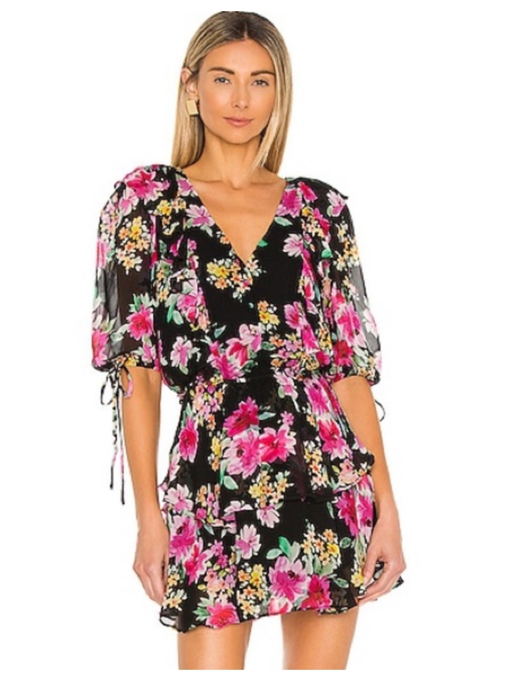 Yumi Kim Hailey Dress in Paradise Villa Black